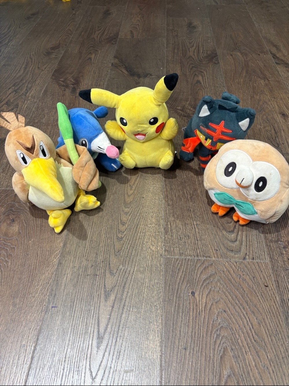 Pokémon Stuffies Set of 5 characters